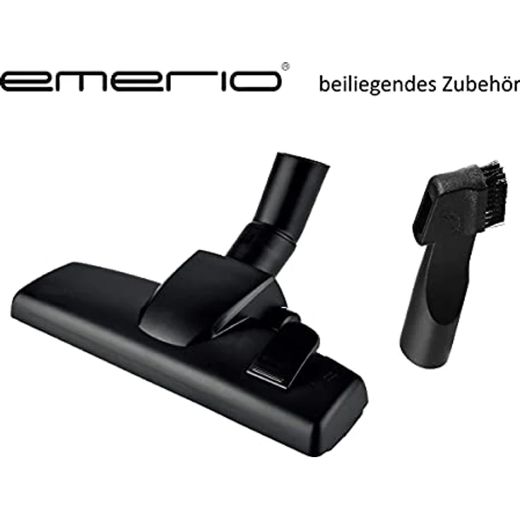 Emerio UVE-123109, Staubsauger Zyklon 2in1 Hand-& Bodensauger mit 600 Watt, HEPA Filter, 17.000 Pa Saugkraft, Teleskoprohr, Schwarz – Bild 4