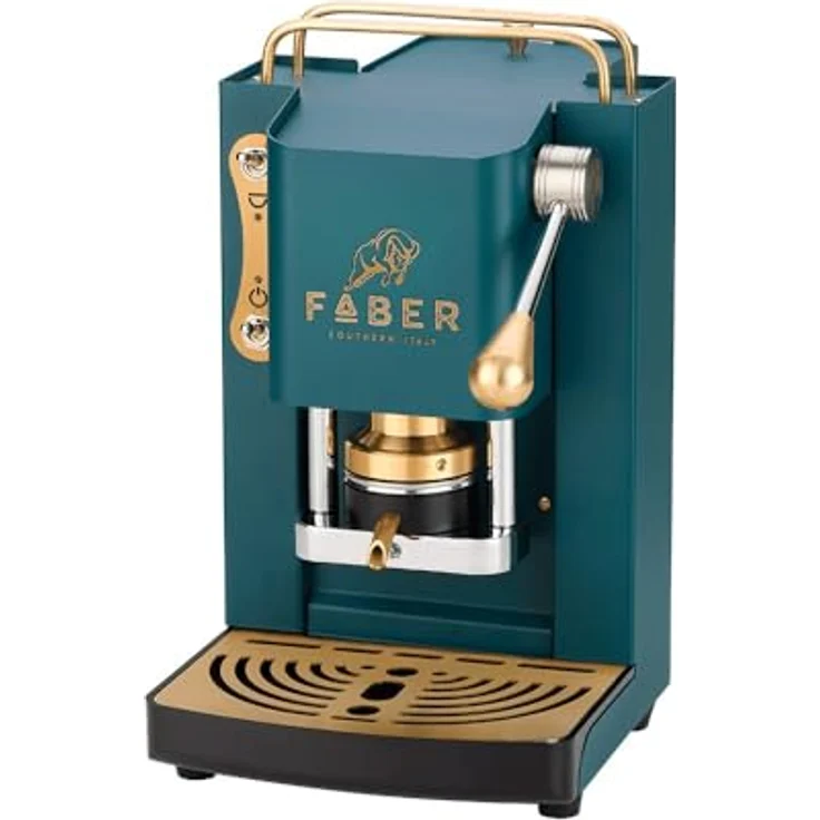 Faber Coffee Machines Pro Mini Deluxe Espressomaschine, ESE Pad 44 mm, kompaktes Design, einfache Reinigung, Tassenwärmer – Bild 2