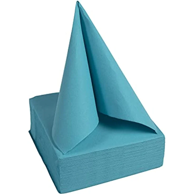 PROnappe Servietten türkis, 2-lagig, 20,0 x 20,0 cm, 50 Stück, FSC-zertifiziert – Bild 6