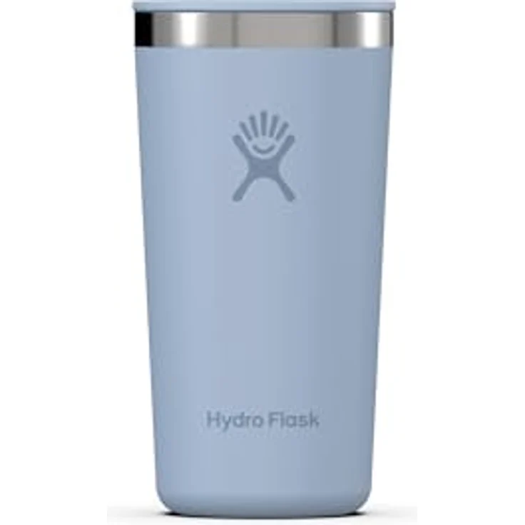 HYDRO FLASK All Around Tumbler 355 ml (12 oz) - Edelstahl Reisebecher mit Auslaufsicherem Eindrückdeckel - Doppelwandige Vakuumisolierung für heiße und kalte Getränke - Surf
