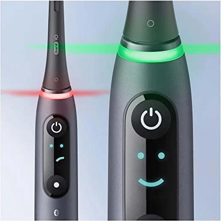 Oral-B iO 8N Elektrische Zahnbürste, schwarz, mit Bluetooth, 2 Bürsten, 1 Reiseetui – Bild 5