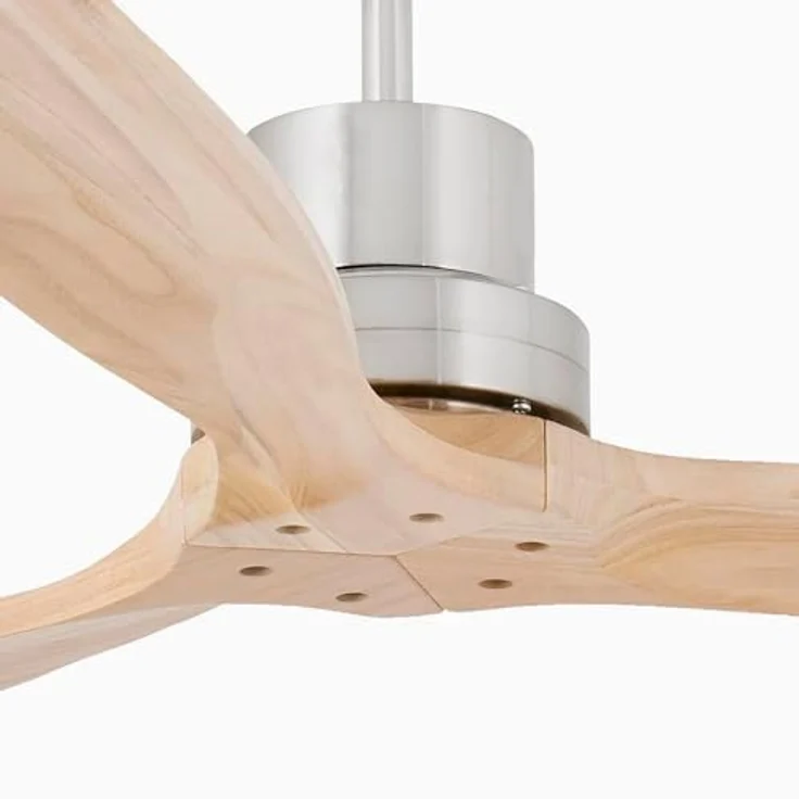 FARO BARCELONA LANTAU DC Deckenventilator ohne Licht, Nickel matt, Ø 132 cm, 6 Geschwindigkeiten, Fernbedienung, umkehrbar – Bild 4