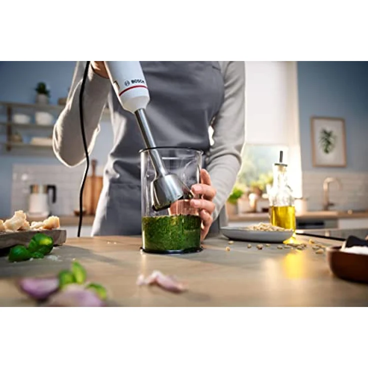 Bosch MSM4W421 – Serie 4, Stabmixer ErgoMaster – 800 W – Weiß – Bild 3