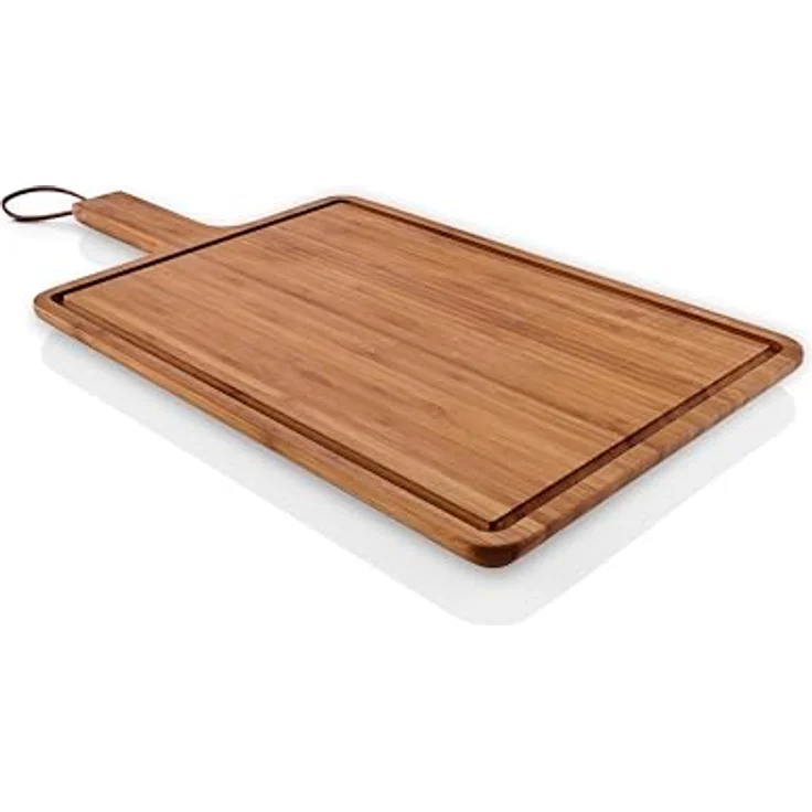 Eva Solo Schneidebrett Nordic Kitchen, elegantes Holzschneidebrett aus FSC-zertifiziertem Bambus, 26 cm x 51 cm, Braun – Bild 3