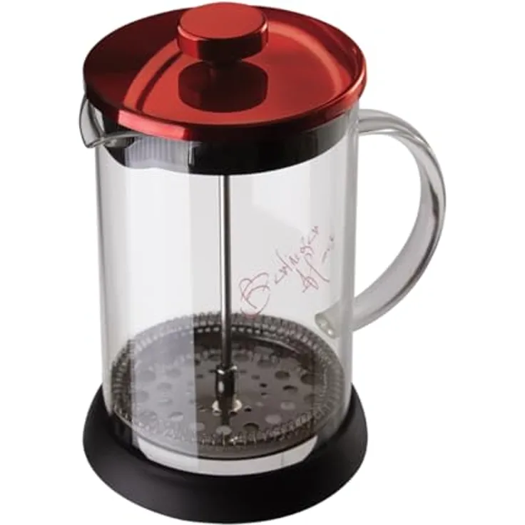 Berlinger Haus Kaffee- und Tee-Taucher, 600 ml, Bordeaux - Borosilikatglas, hitzebeständig bei 180 ° C, Boden ohne Silikonverschiebung
