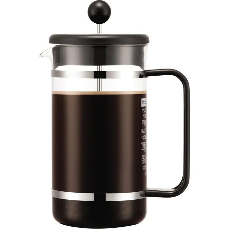 Bodum BISTRO Kaffeebereiter, French Press aus Borosilikatglas, kompaktes Design, umweltfreundlich