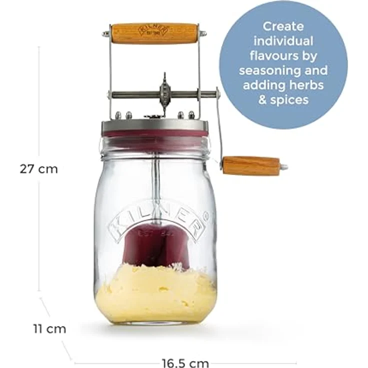 Kilner 0025.352 Butter Fass-Hersteller, glas, transparent – Bild 6