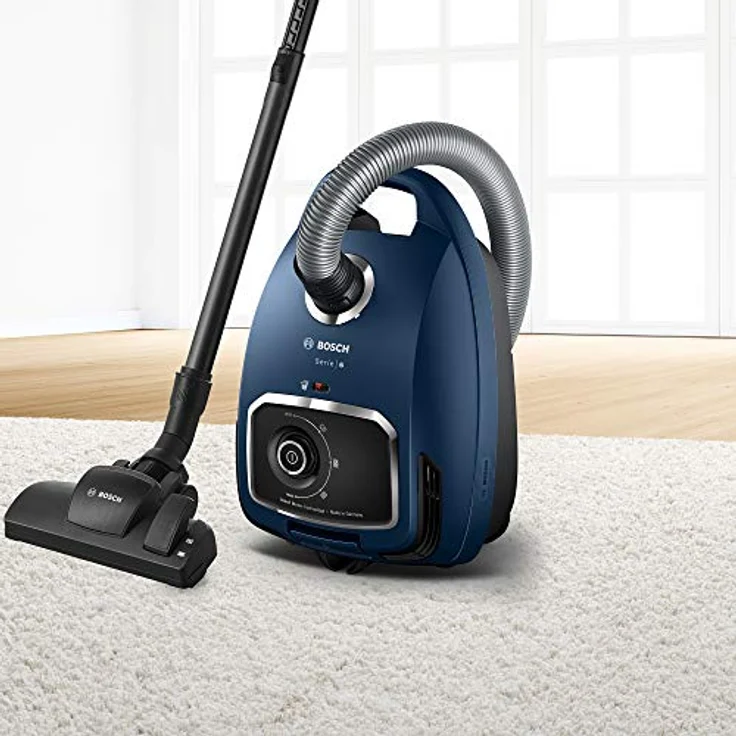 Bosch BGL6XSIL3 Serie 6 Bodenstaubsauger mit Beutel, blau – Bild 2