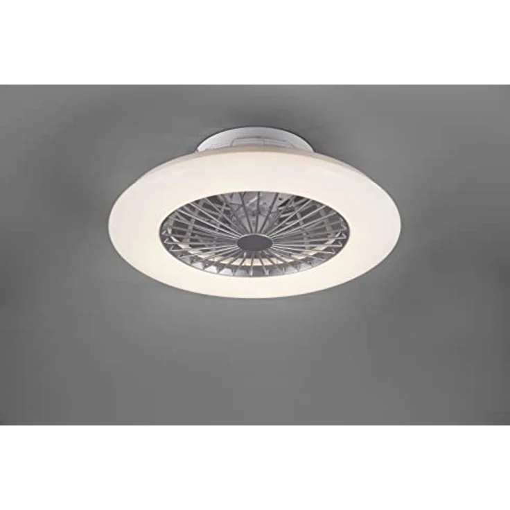 Reality Leuchten LED Deckenventilator, Sterneneffekt, Fernbedienung, STRALSUND – Bild 4