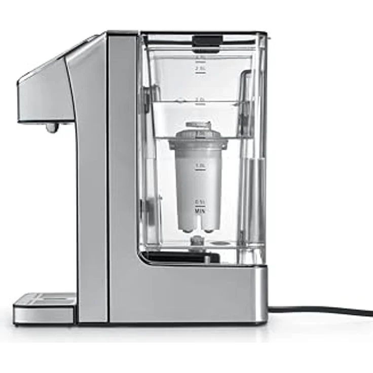 Caso 1889 HW 770 Advanced Turbo Heißwasserspender, 2,7 Liter, 13-stufige Temperaturwahl, Farbe: Silber – Bild 3