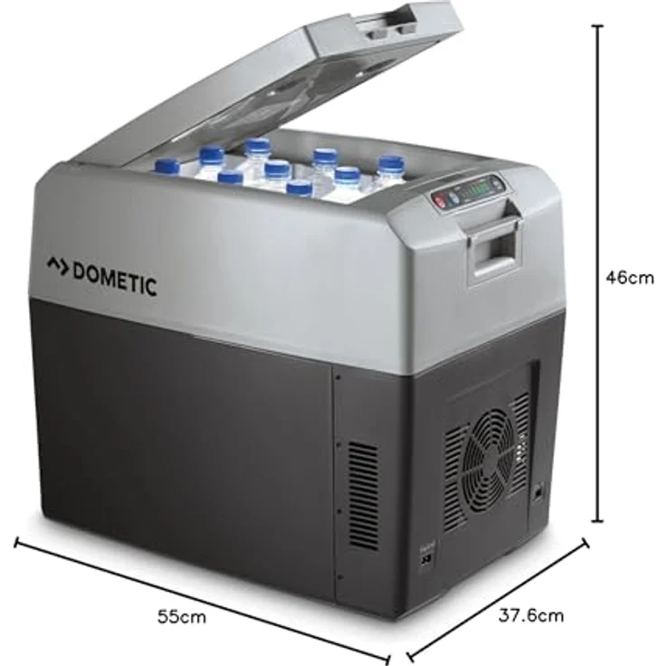 Dometic Group TropiCool TC 35FL Kühlbox thermoelektrisch, Energieeffizienzklasse E, 12 V, 24 V, 110 V, 230 V, 33 l, grau – Bild 7