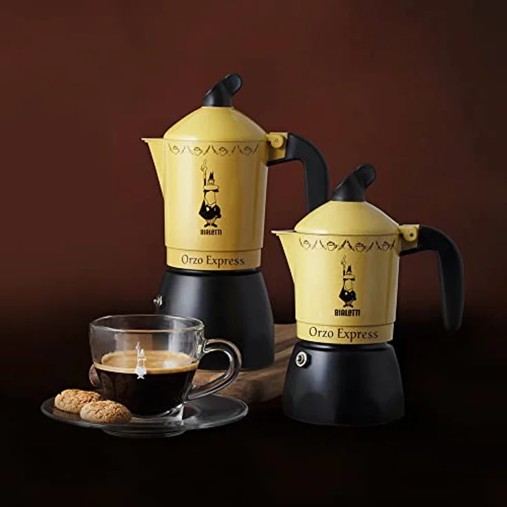 Bialetti 0002328 Malzkaffees Espressokocher, Aluminium, Alu, 8 cm – Bild 4