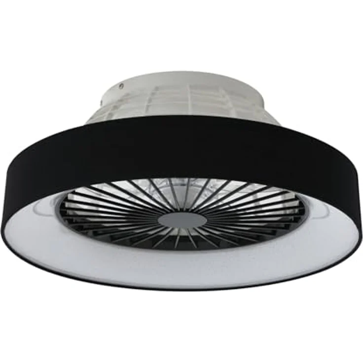 Lindby LED Deckenventilator mit Licht und Fernbedienung leise (Ø 47 cm), 2in1: Ventilator Lampe dimmbar 3 Geschwindigkeiten CCT Farbwechsel – Bild 1