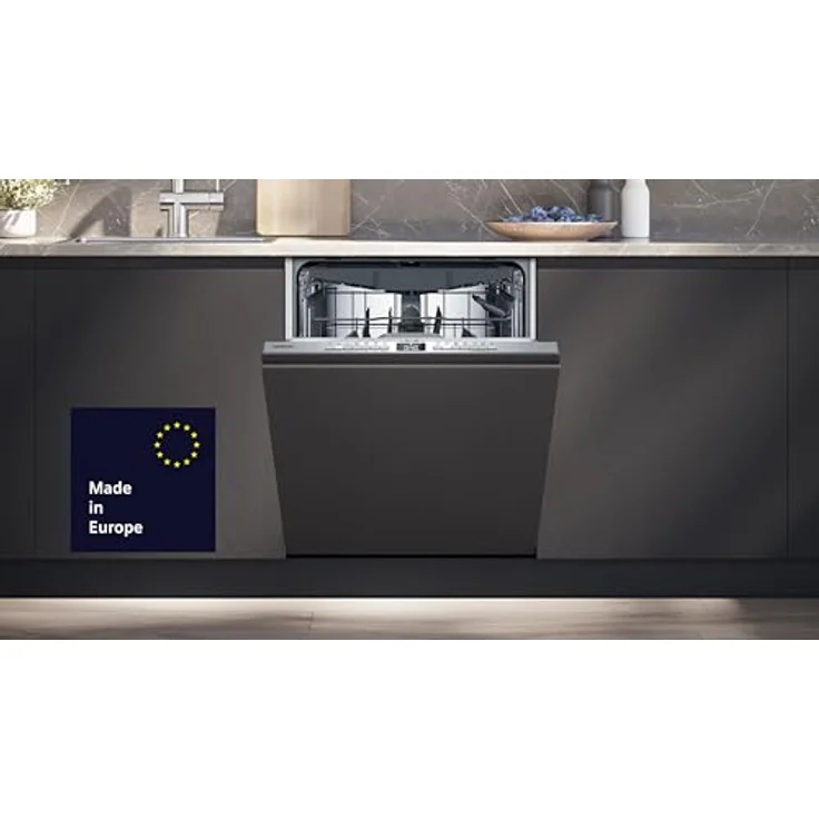 Siemens SN63EX06VE iQ300 Geschirrspüler, Einbau vollintegriert 60 cm, WiFi-fähig, varioSpeed Plus, autoOpen dry, programmDownload, infoLight – Bild 3