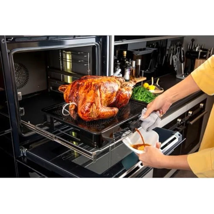 Zenker Universalbräter SRT, Bratpfanne mit patentierter Bratensaft-Funktion, 39 x 33 cm, 3 l, emaillierte Oberfläche – Bild 10