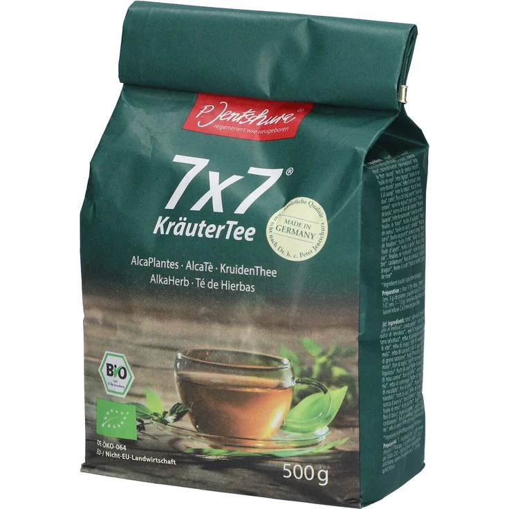 P. Jentschura Bio 7x7 Kräutertee, ausgewogene Kräutermischung, 500 g