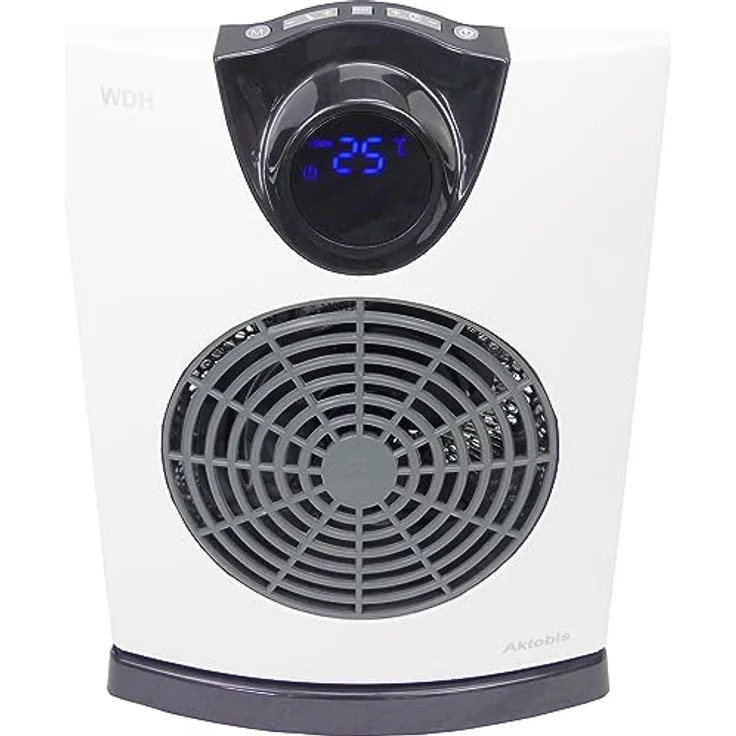 Aktobis Heizlüfter, Elektroheizer, Bad-Heizer, Feuchtraumheizgerät WDH-E20 (2 kW) IP21 – Bild 1