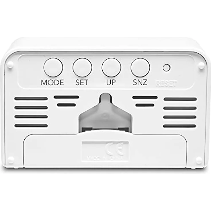 TROTEC Wecker Digital BZ01, Wetterstation mit 2,7" LCD-Display, Temperatur- und Luftfeuchtigkeitsanzeige, geräuschlos, Schlummer-Funktion – Bild 4