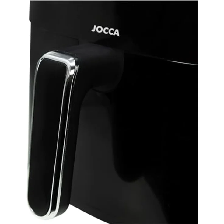 JOCCA Heißluftfritteuse 5L, ölfreie Fritteuse 1450W mit LED Touch Screen, einstellbarer Temperatur und 8 voreingestellten Programmen (Schwarz) – Bild 5