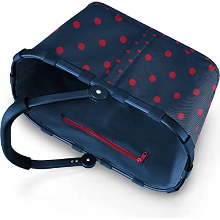 reisenthel carrybag Einkaufskorb mit Henkel Einkaufstasche Shopping Tragetasche mixed dots red – Bild 4