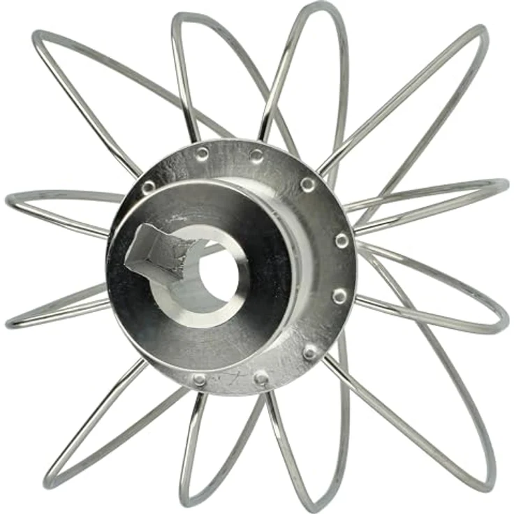 vhbw Schneebesen für Kitchenaid Küchenmaschinen, Edelstahl, kompatibel mit 4,3, 4,7, 4,8 L Schüsseln, ideal zum Schlagen von Sahne und Eiweiß – Bild 9