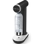 Smeg SKC01BLM, Wassersprudel- und Soda-Maschine mit 800 ml Flasche, Knopf für Sprudelung, mattschwarz, CO2-Kartusche nicht enthalten