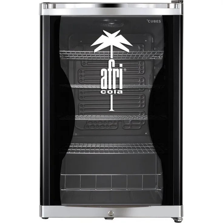 CUBES Getränkekühlschrank Cubes HC 150 E, Highcube Afri Cola, 115 Liter, Energieeffizienzklasse E, eingebrannter Lack, 84,5 x 54 x 54,8 cm, Gewicht 33,5 kg