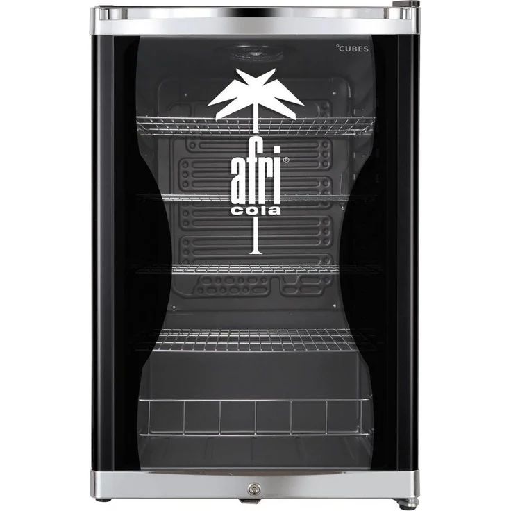 CUBES Getränkekühlschrank Cubes HC 150 E, Highcube Afri Cola, 115 Liter, Energieeffizienzklasse E, eingebrannter Lack, 84,5 x 54 x 54,8 cm, Gewicht 33,5 kg