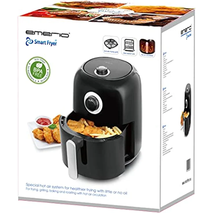 Emerio AF-125770 Heißluft-Fritteuse, Air Fryer, Frittieren ohne Öl – Bild 6