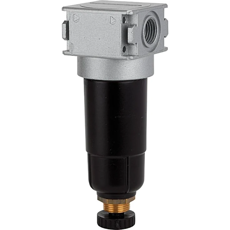 Riegler Vorfilter »multifix-mini« mit Metallbehälter, 0,3 µm, BG 0, G 1/8, max. 16 bar, bis 60 °C