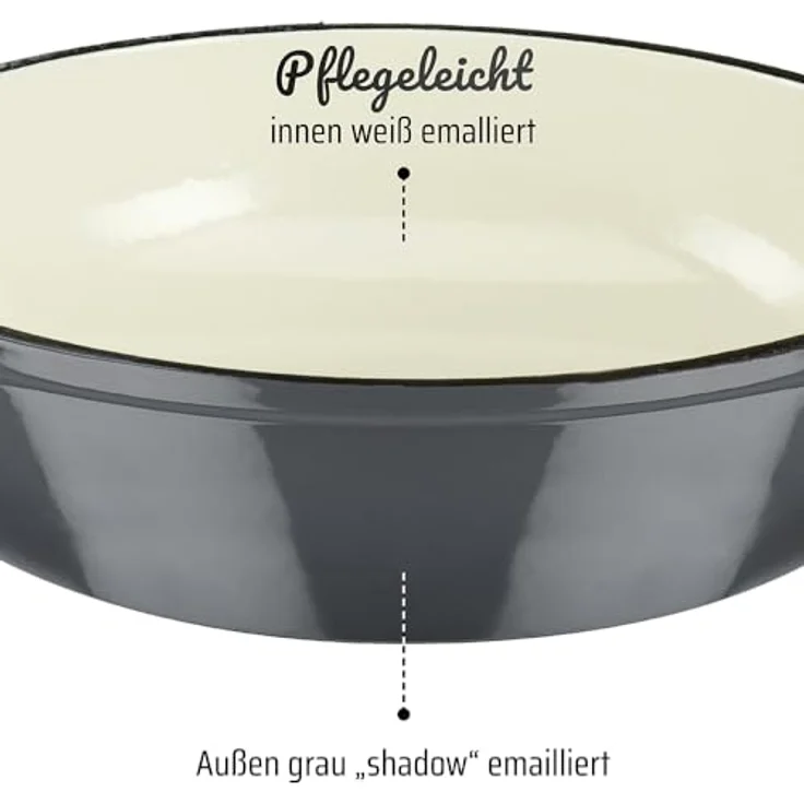 GSW Schmortopf »grey«, Gusseisen, (1-tlg), Induktion – Bild 5
