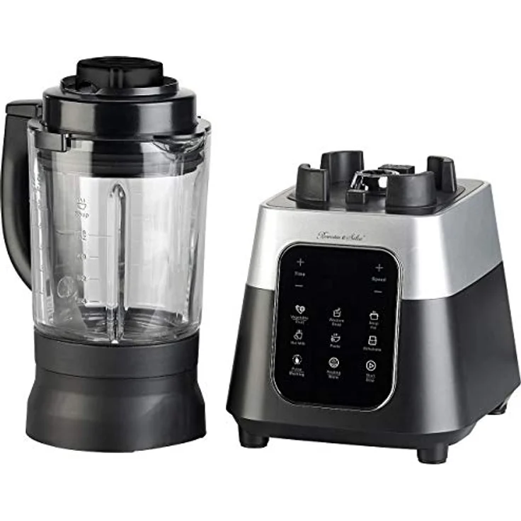 Rosenstein & Söhne Standmixer, 1500W, 6 Programme, 8 Geschwindigkeiten, 1,75L, schwarz – Bild 5