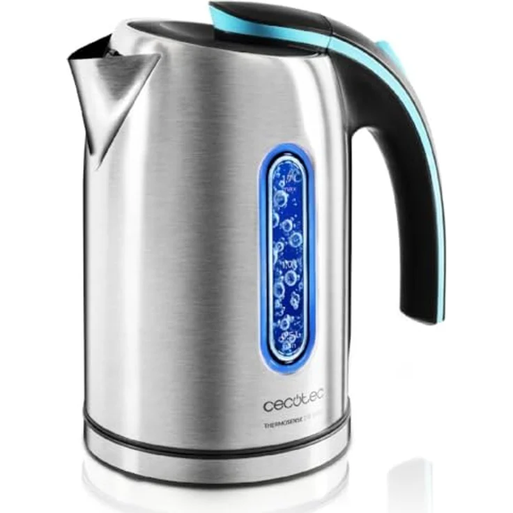 Cecotec ThermoSense 270 Elektrischer Wasserkocher 1,7 Liter, BPA-frei, Edelstahl, 360-Grad-Basis, Antikalkfilter, doppeltes Sicherheitssystem, 2200 W – Bild 2