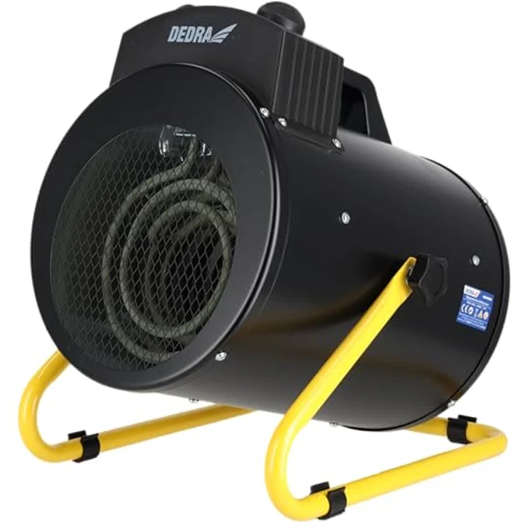 Dedra Elektrische Heizung DED9932B, 5000W 400V 3-Phasen rund – Bild 6