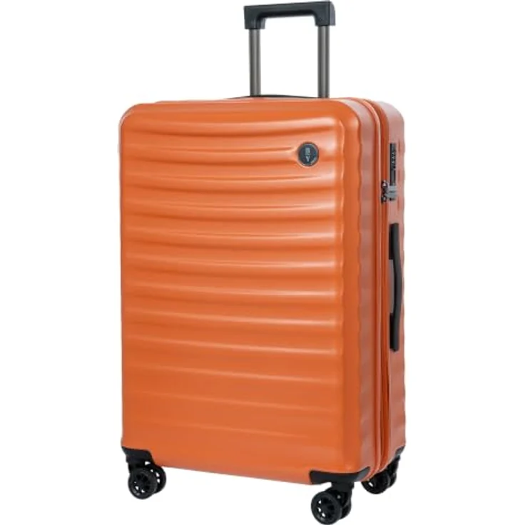 Bric's Nausicaa 4 Rollen Trolley M, 69.5 cm mit Dehnfalte, orange, 100% Polycarbonat – Bild 6