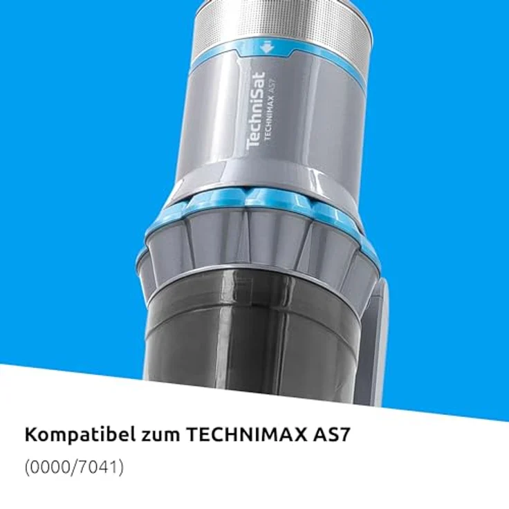 TechniSat Ersatzakku 2.500 mAh für TECHNIMAX AS7, Lithium-Ionen Akku mit 29.6 V, grau – Bild 2