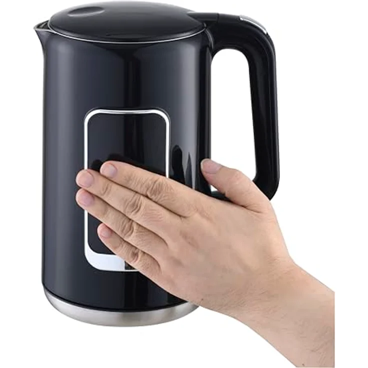 LMG Germany LMG-HHB8723DR Wasserkocher, 2200 Watt mit Digitalbildschirm, 40–100 °C Temperaturwahl, Warmhaltefunktion, Cool-Touch-Gehäuse, Edelstahl innen, 1,7 Liter – Bild 2