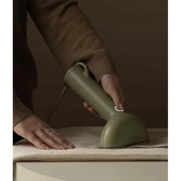Steamery Cirrus 3, Dampfbügeleisen mit beheizter Bügelplatte, Mint, 1000 W, 90 ml Wassertank, inklusive tragbarer Wärmeschutzhülle – Bild 2