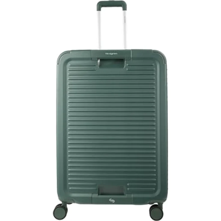 Hedgren Trolley Raku Yuno 30" / 75 cm Expandable Spinner, dunkelgrün, 106-114,5 Liter Volumen, TSA-Zahlenschloss, robustes Polycarbonat – Bild 1