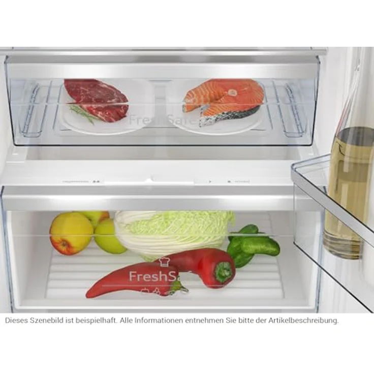 Neff KI7962FD0 Fresh Safe 1 194cm XL Kühl-Gefrierkombination N50 289l Gesamtnutzinhalt, Flachscharnier, EEK: D, 35 dB, Made in Germany – Bild 4