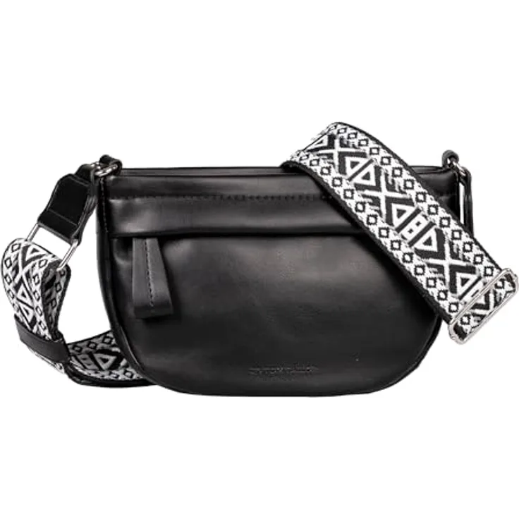 Tom Tailor Palina Shopper Tasche, 42 cm, schwarz, 100% Polyurethan, 15 cm x 29 cm