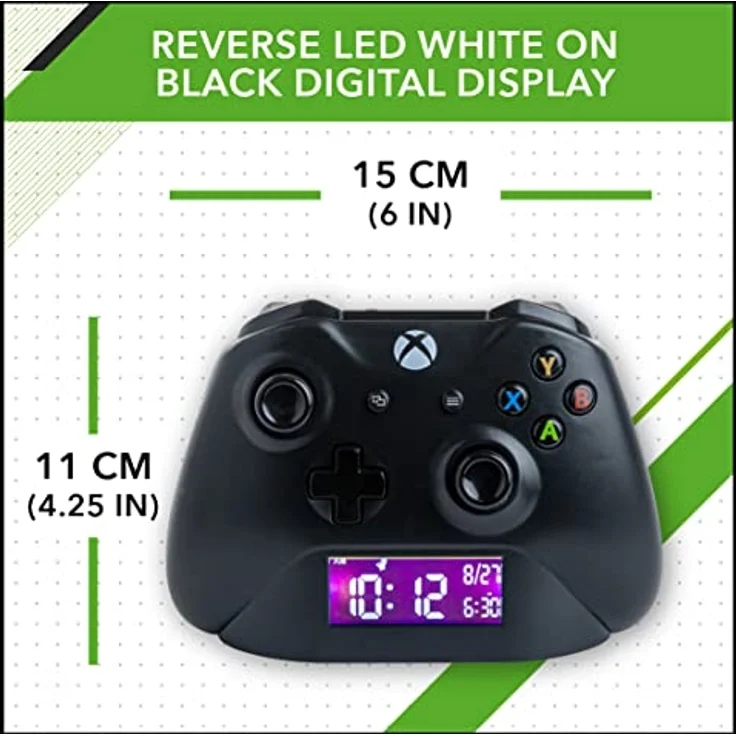 Paladone Xbox Black Controller Wecker, offiziell Lizenziertes Merchandise – Bild 4