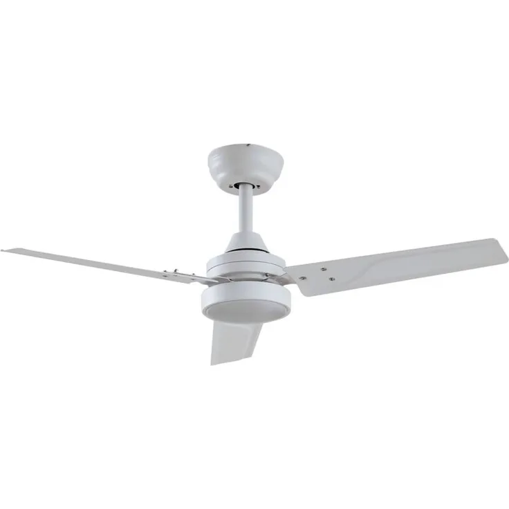 Lindby Deckenventilator 'Aerallo', Metall mit Fernbedienung, LED Beleuchtung, CCT Farbwechsel, 2190lm, weiß, für Wohnzimmer & Esszimmer