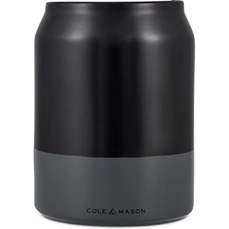 Cole & Mason H822140 Linton Küchenutensilienhalter aus Keramik, Schwarz/Grau, 160mm x 120mm, Utensilienhalter für die Küche / Küche Behälter, 2 Jahre Garantie – Bild 1