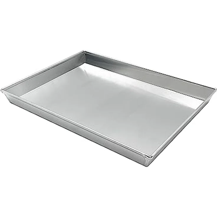 Pentole Agnelli COAL49 - 340 Niedrige rechteckige Pfanne, Aluminium, Grau, 40 x 30 cm – Bild 3