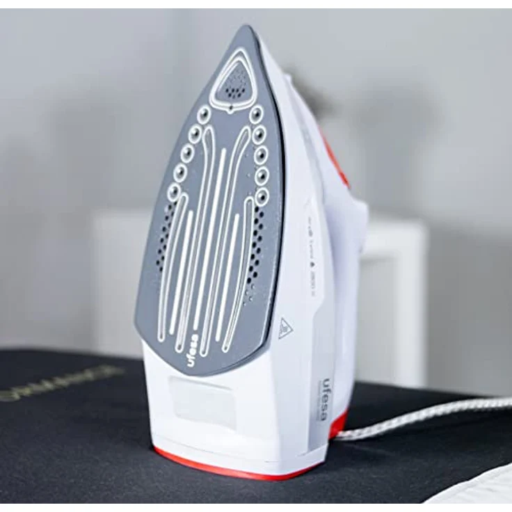 Ufesa Steam Tech 2800 Dampfbügeleisen 2800 W, Dampfleistung 0 – 30 g/min, Pressfunktion 180 g, Keramiksohle, Dampf oder Trocken, 3-faches Anti-Kalk-System, Anti-Tropfen – Bild 5