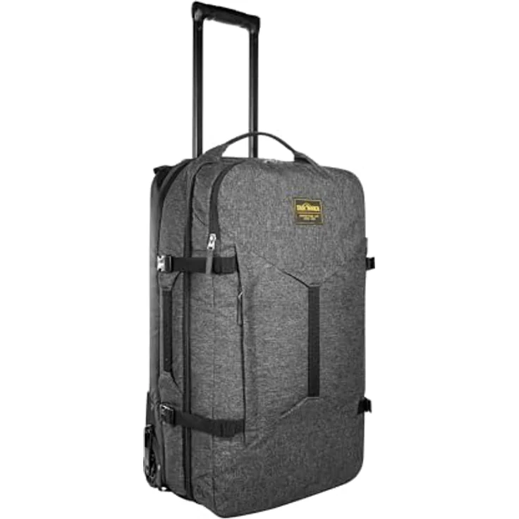 Tatonka Travel Roller 60, Koffer mit 60 l Volumen, Schwarz, arretierbarer Griff, separates Schuhfach, Kompressionsriemen – Bild 1