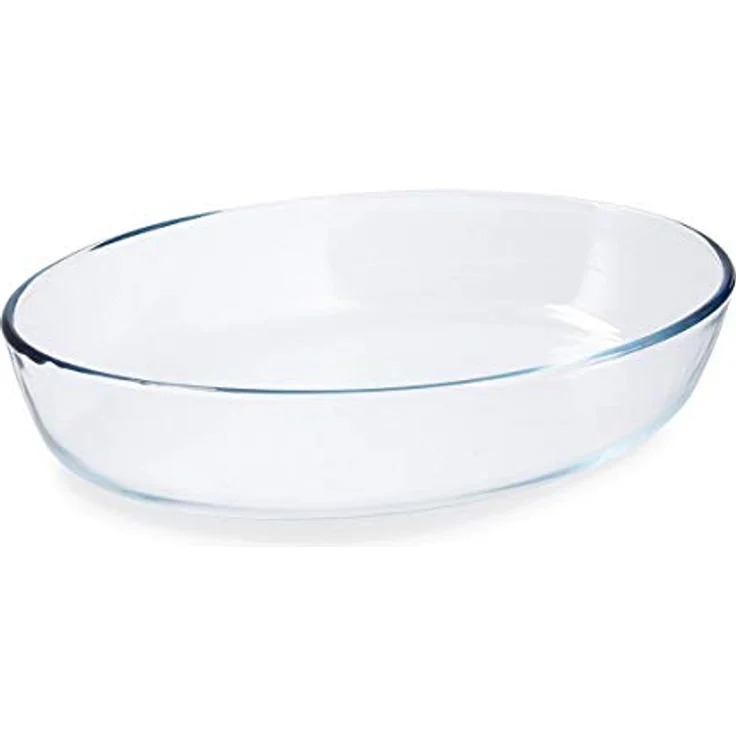 Dajar Pyrex Glasbräter oval, Glas, Transparent, 30 x 21 x 6,2 cm – Bild 2
