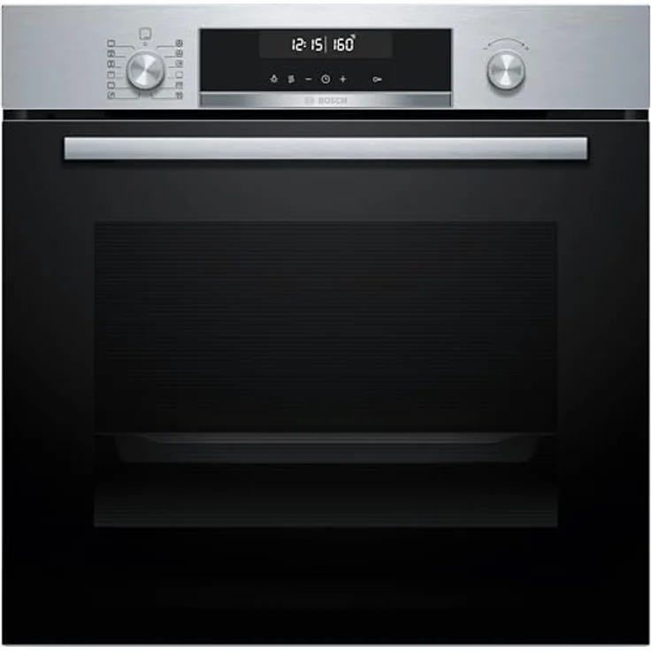 Bosch Serie 6 Einbau-Backofen, 60 x 60 cm, Edelstahl, HBG578BS3 mit Air Fry & Grill Blech – Bild 1