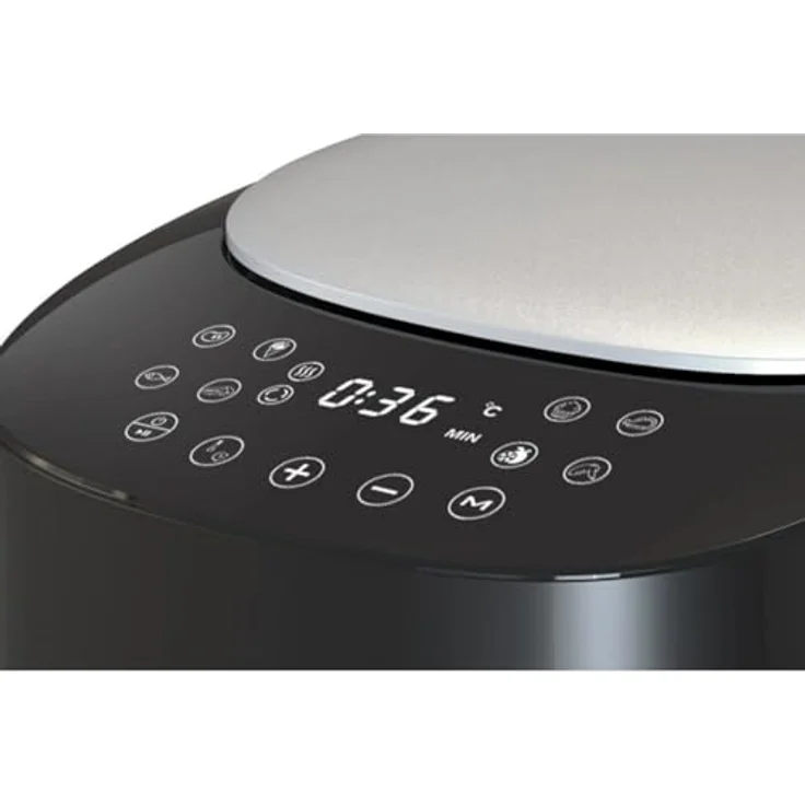 Blaupunkt Fritteuse ohne Öl, AGDBLEC008, Schwarz, Silber, 1300 W, 3,7 l – Bild 2